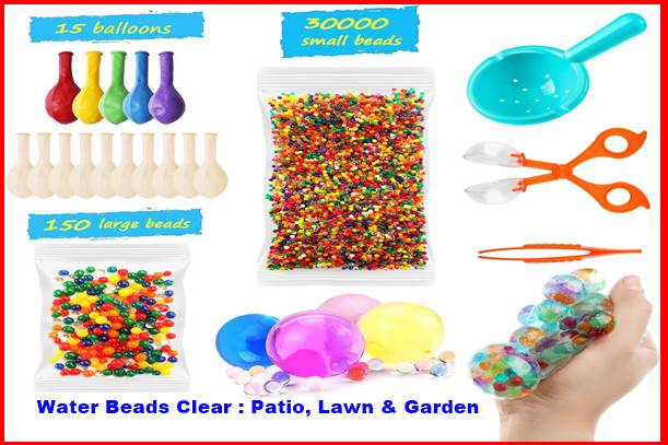 Water Beads Clear : Patio, Lawn & Garden