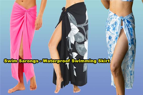 Swim Sarongs - Waterproof Swimming Skirt